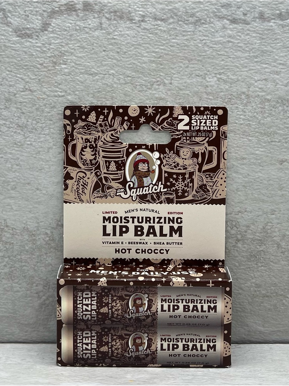🔥 $12 Dr. Squatch Moisturizing Lip Balm in Hot Choccy 2 Pack Limited Edition ☕️